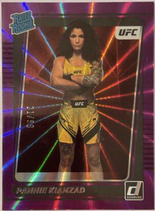 Pannie Kianzad 2022 Panini Donruss UFC Base #220 Purple Laser