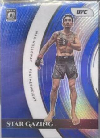 Max Holloway 2022 Panini Donruss Optic UFC Star Gazing #20 Blue
