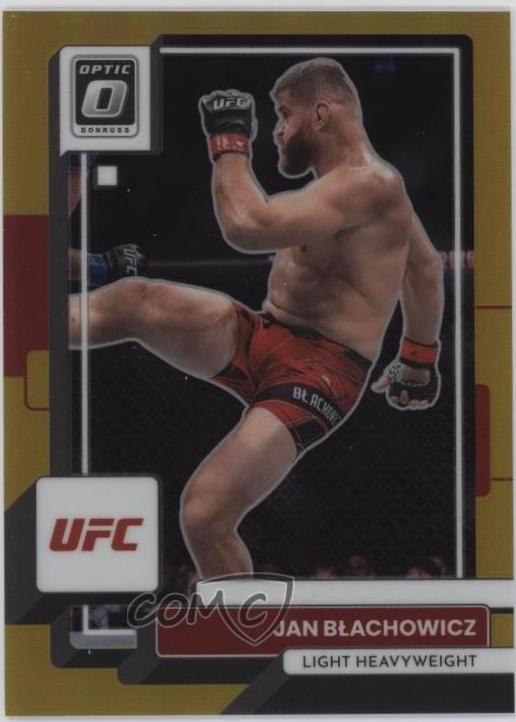 Jan Błachowicz 2023 Panini Donruss Optic UFC Base #65 Gold