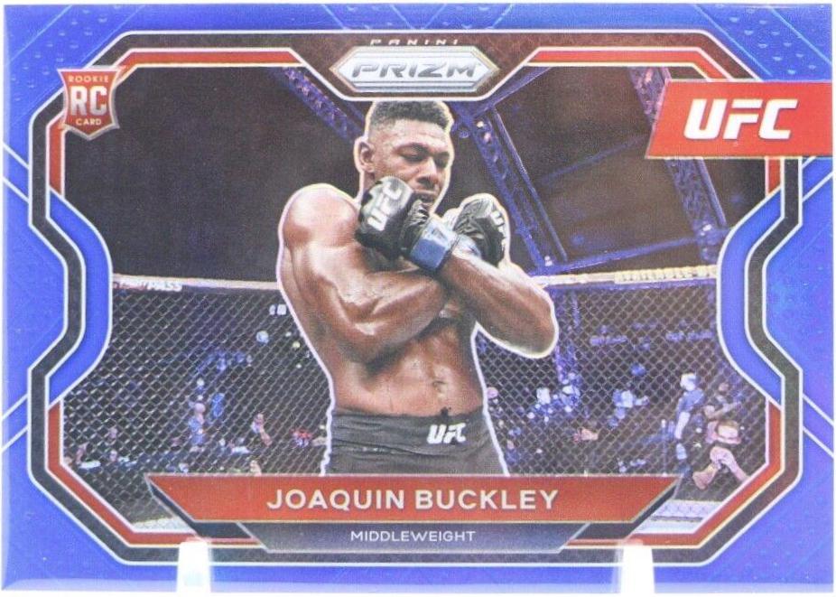 Joaquin Buckley 2021 Panini Prizm UFC Base #190 Blue