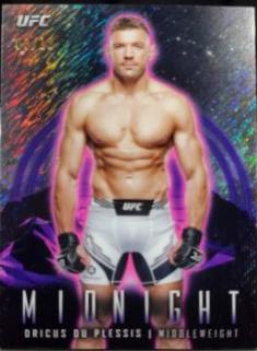 Dricus Du Plessis 2024 Topps Midnight UFC Base #12 Midnight