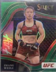Zhang Weili 2022 Panini Select UFC Mezzanine #306 Green
