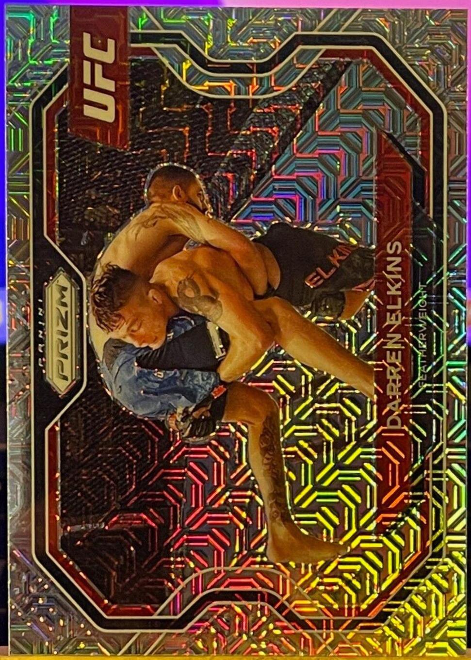 Darren Elkins 2021 Panini Prizm UFC Base #166 Mojo