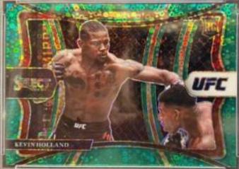 Kevin Holland 2021 Panini Select UFC Premier Level #169 Green Disco
