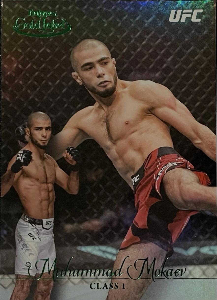 Muhammad Mokaev 2024 Topps Gold Label UFC Base Class I #41 Green