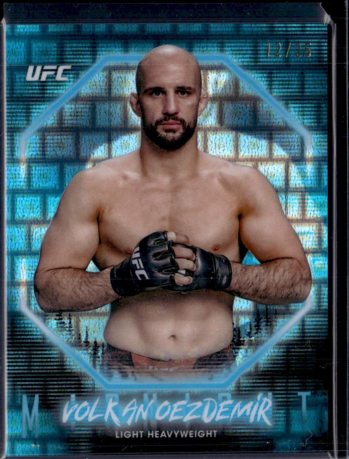 Volkan Oezdemir 2025 Topps Midnight UFC Base #37 Moonrise