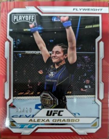 Alexa Grasso 2023 Panini Chronicles UFC Base Playoff #162 Gold