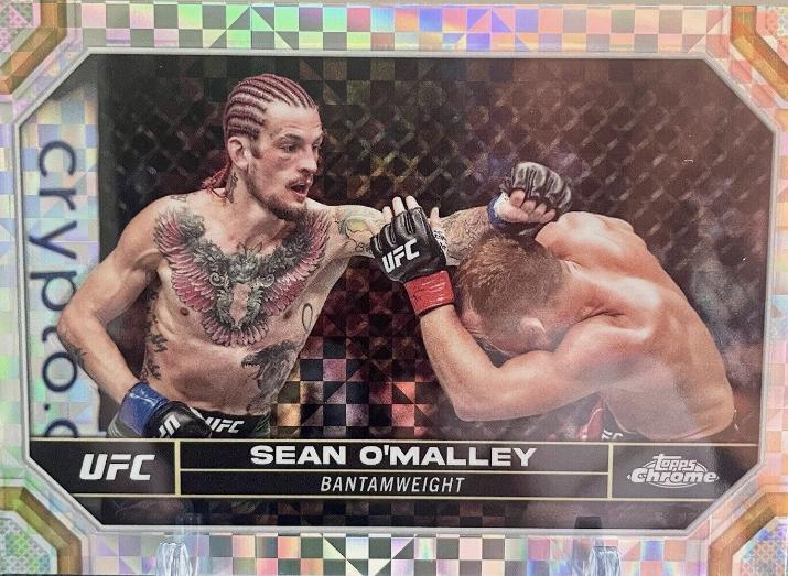 Sean O'Malley 2024 Topps Chrome UFC Base #173 X-Fractor
