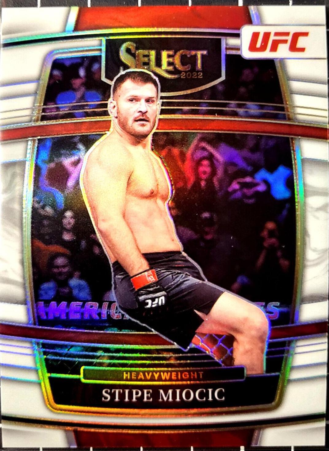 Stipe Miocic 2022 Panini Select UFC Concourse #85 White