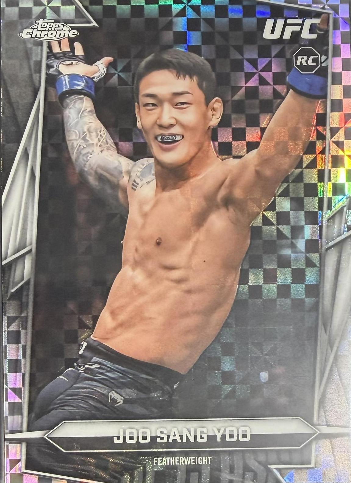 Joo Sang Yoo 2026 Topps Chrome UFC Base #146 X-fractor