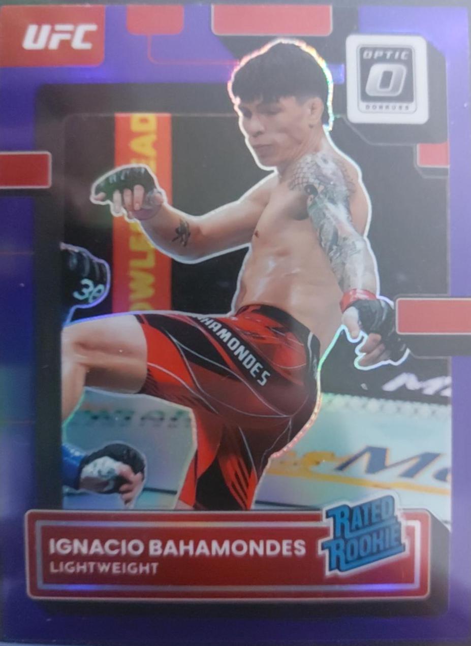 Ignacio Bahamondes 2023 Panini Donruss Optic UFC Base #134 Purple