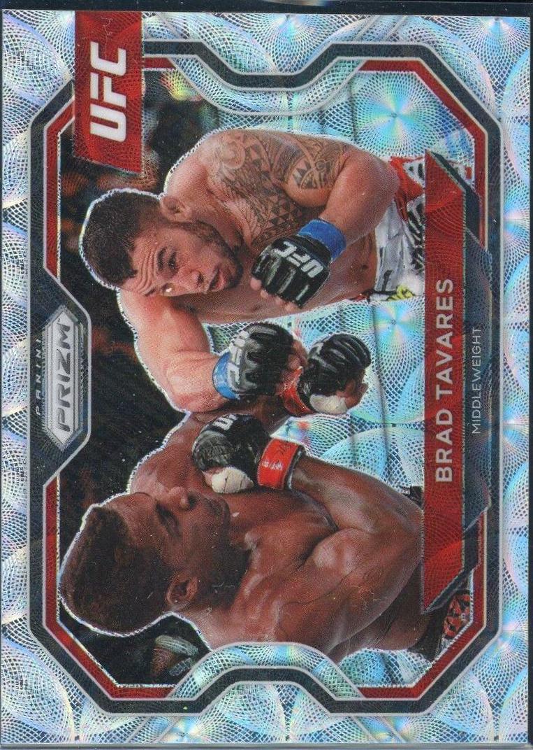 Brad Tavares 2021 Panini Prizm UFC Base #124 Premium