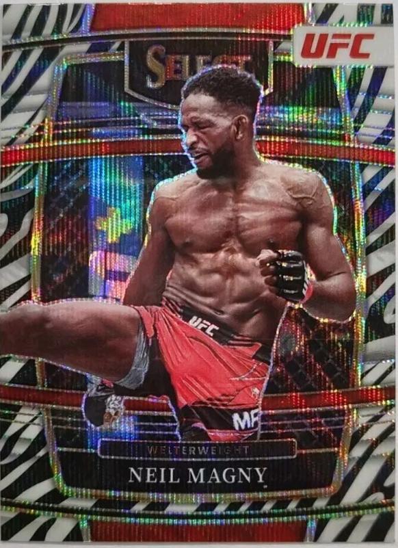 Neil Magny 2022 Panini Select UFC Concourse #86 Zebra