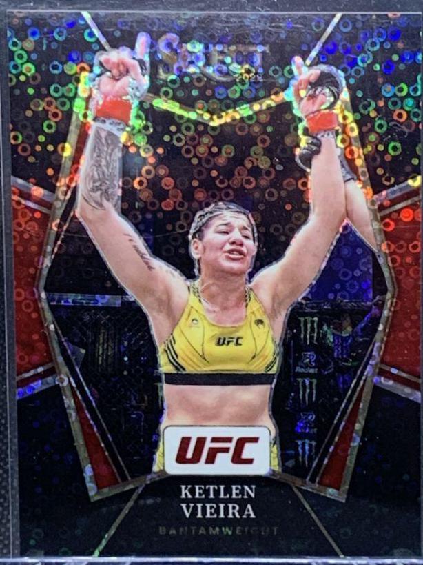 Ketlen Vieira 2022 Panini Select UFC Premier Level #176 Disco
