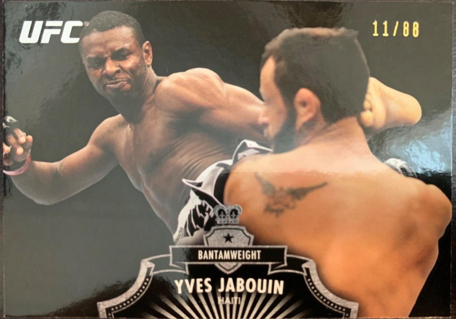 Yves Jabouin 2012 Topps UFC Bloodlines Base #134 Black