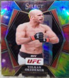 Volkan Oezdemir 2022 Panini Select UFC Premier Level #154 Orange Flash
