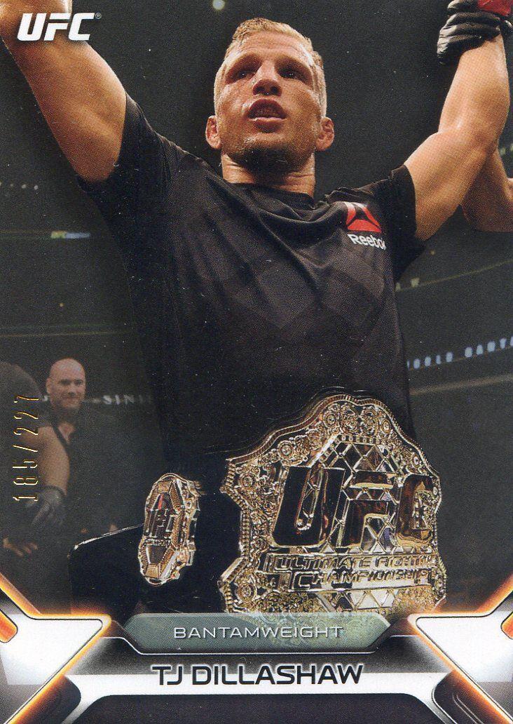 TJ Dillashaw 2016 Topps UFC Knockout Base #48 Silver