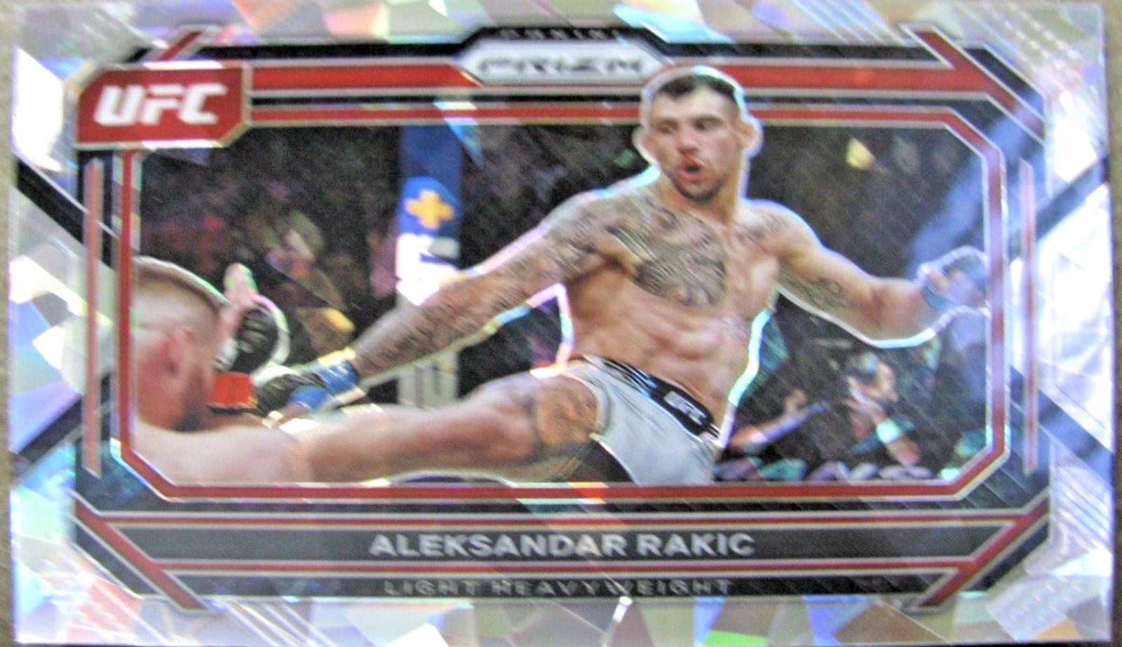Aleksandar Rakic 2023 Panini Prizm UFC Base #16 Ice