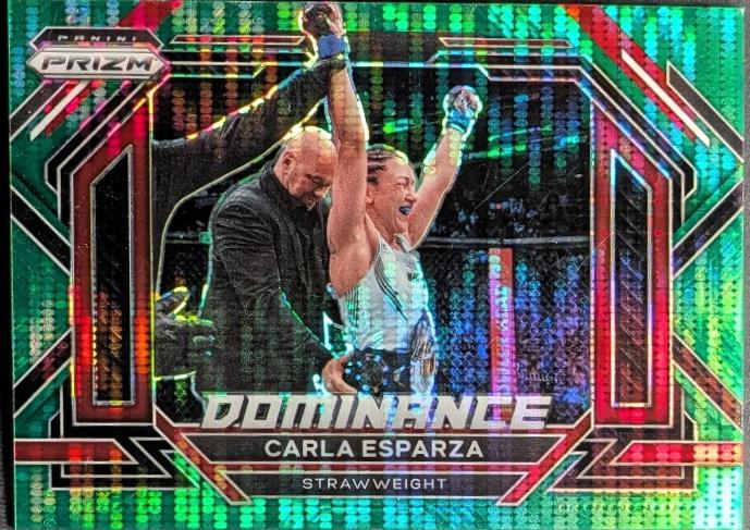 Carla Esparza 2023 Panini Prizm UFC Dominance #28 Mojo