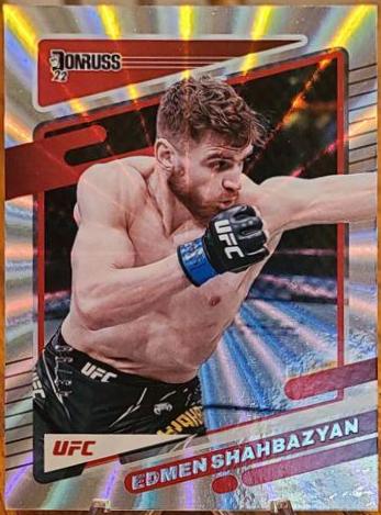 Edmen Shahbazyan 2022 Panini Donruss UFC Base #146 Laser