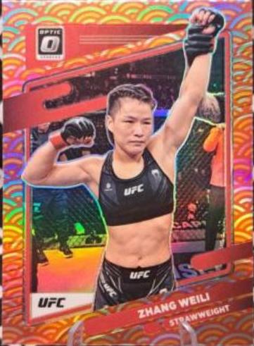 Zhang Weili 2022 Panini Donruss Optic UFC Base #100 Photon