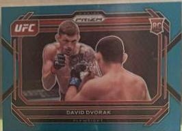 David Dvorak 2023 Panini Prizm UFC Base #70 Teal