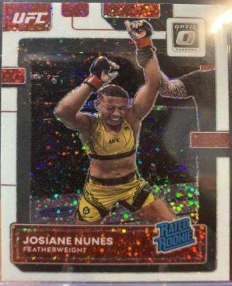 Josiane Nunes 2023 Panini Donruss Optic UFC Base #137 White Sparkle