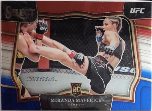 Miranda Maverick 2023 Panini Select UFC Octagonside #293 Red Blue Prizm