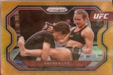 Andrea Lee 2021 Panini Prizm UFC Base #172 Orange