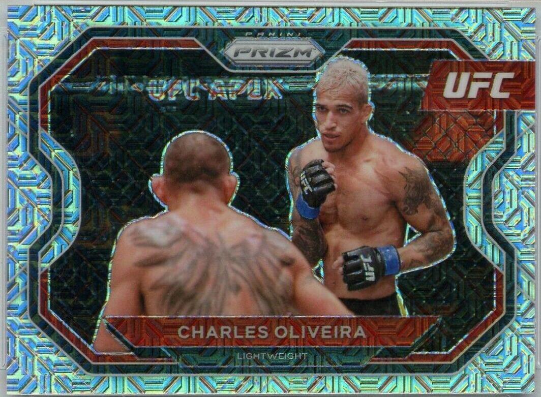 Charles Oliveira 2021 Panini Prizm UFC Base #174 Mojo