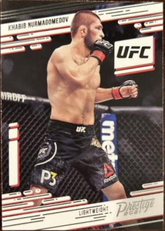 Khabib Nurmagomedov 2021 Panini Chronicles UFC Base Prestige #75 Asia