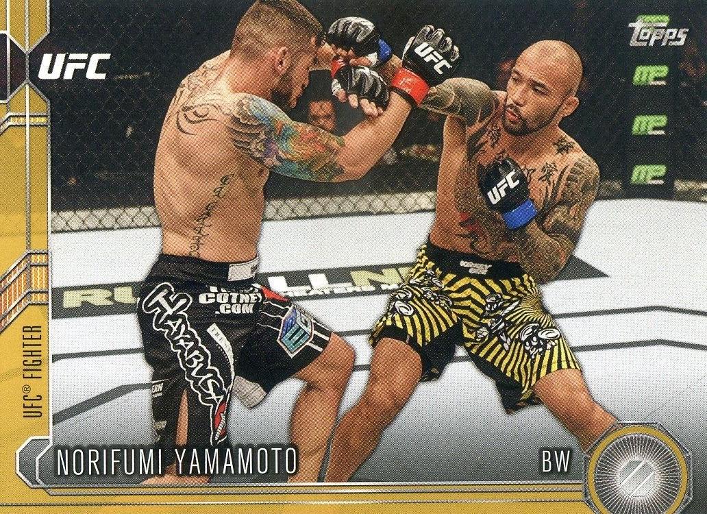 Norifumi Yamamoto 2015 Topps UFC Chronicles Base #118 Gold