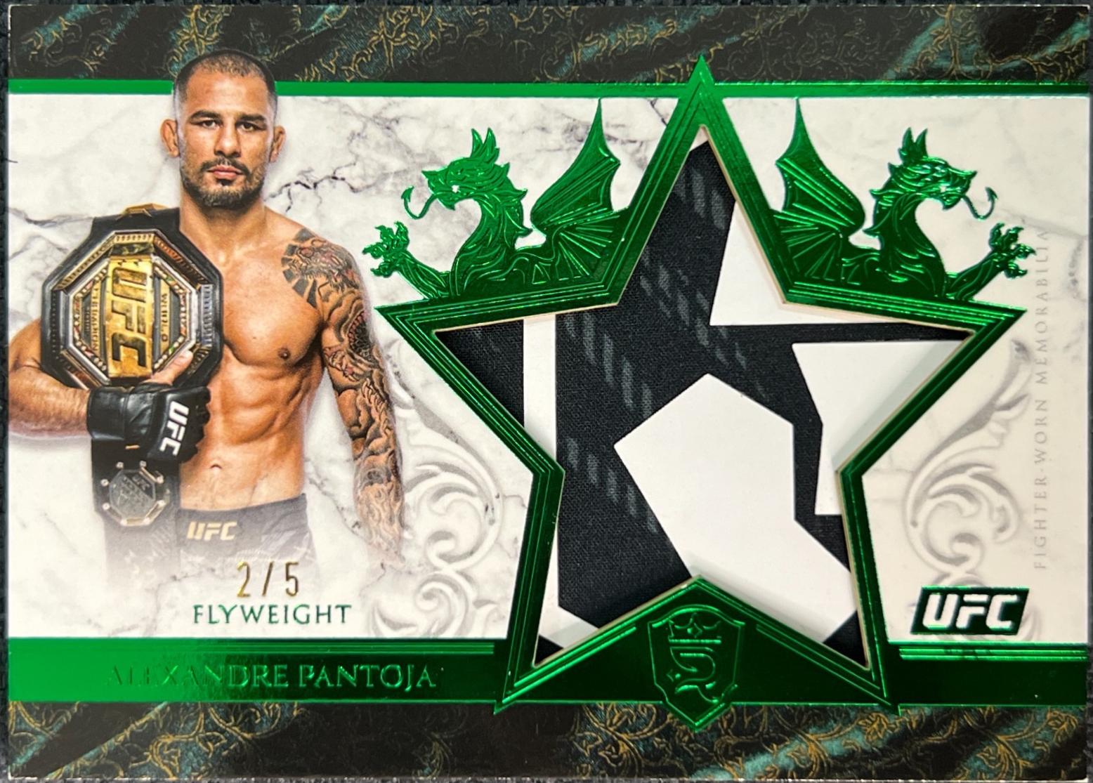 Alexandre Pantoja 2025 Topps Royalty UFC Star Relics #SR-AP Green