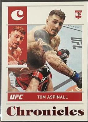 Tom Aspinall 2022 Panini Chronicles UFC Base Chronicles #86 Red