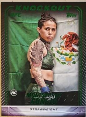 Montserrat Conejo 2024 Topps Knockout UFC Base #23 Emerald