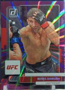 Beneil Dariush 2023 Panini Donruss UFC Base #38 Purple Laser