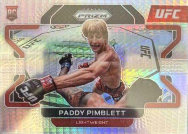 Paddy Pimblett 2022 Panini Prizm UFC Base #88 Hyper
