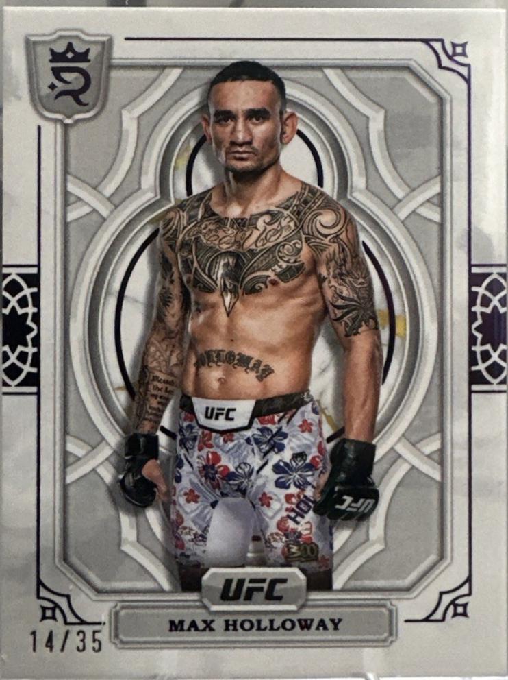 Max Holloway 2024 Topps Royalty UFC Base #94 Purple
