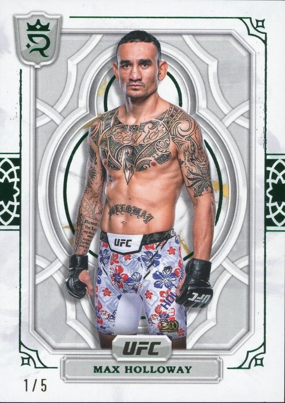 Max Holloway 2024 Topps Royalty UFC Base #94 Green