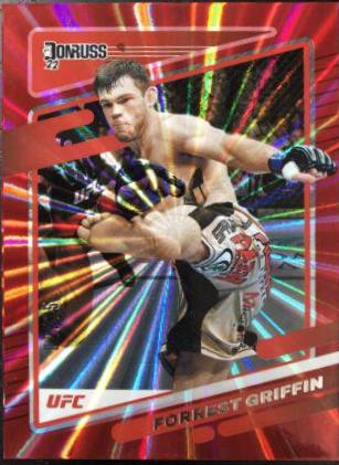 Forrest Griffin 2022 Panini Donruss UFC Base #180 Red