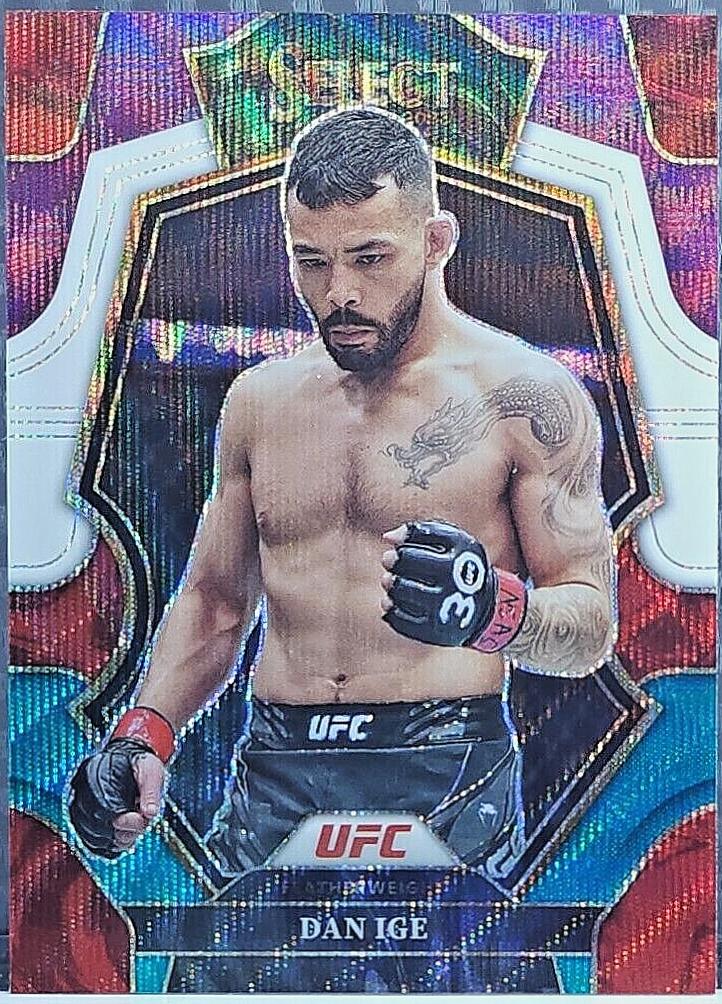 Dan Ige 2023 Panini Select UFC Premier Level #122 Tri Color