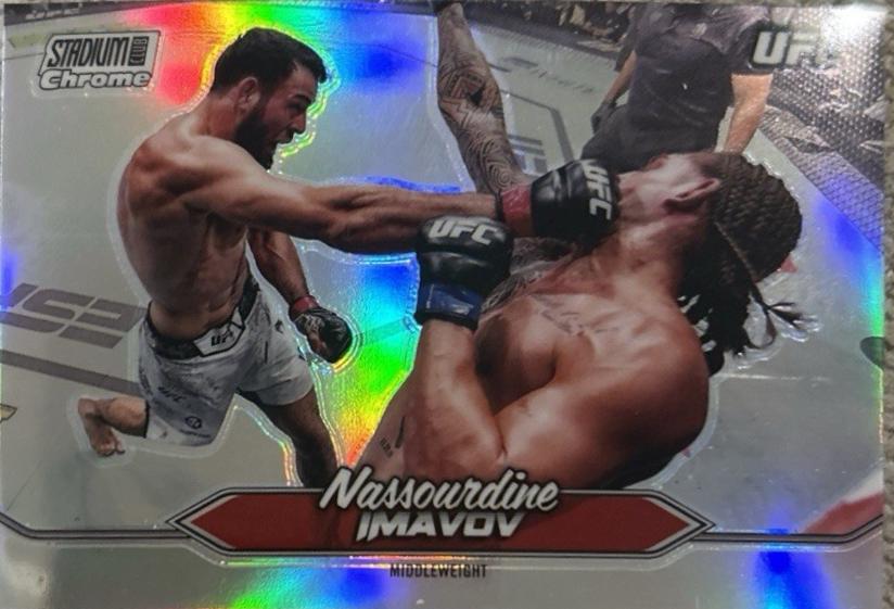 Nassourdine Imavov 2025 Topps Stadium Club UFC Base Chrome #C-76 Refractor