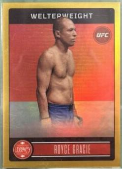 Royce Gracie 2023 Panini Chronicles UFC Base Legacy Premium Edition #341 Cracked Ice