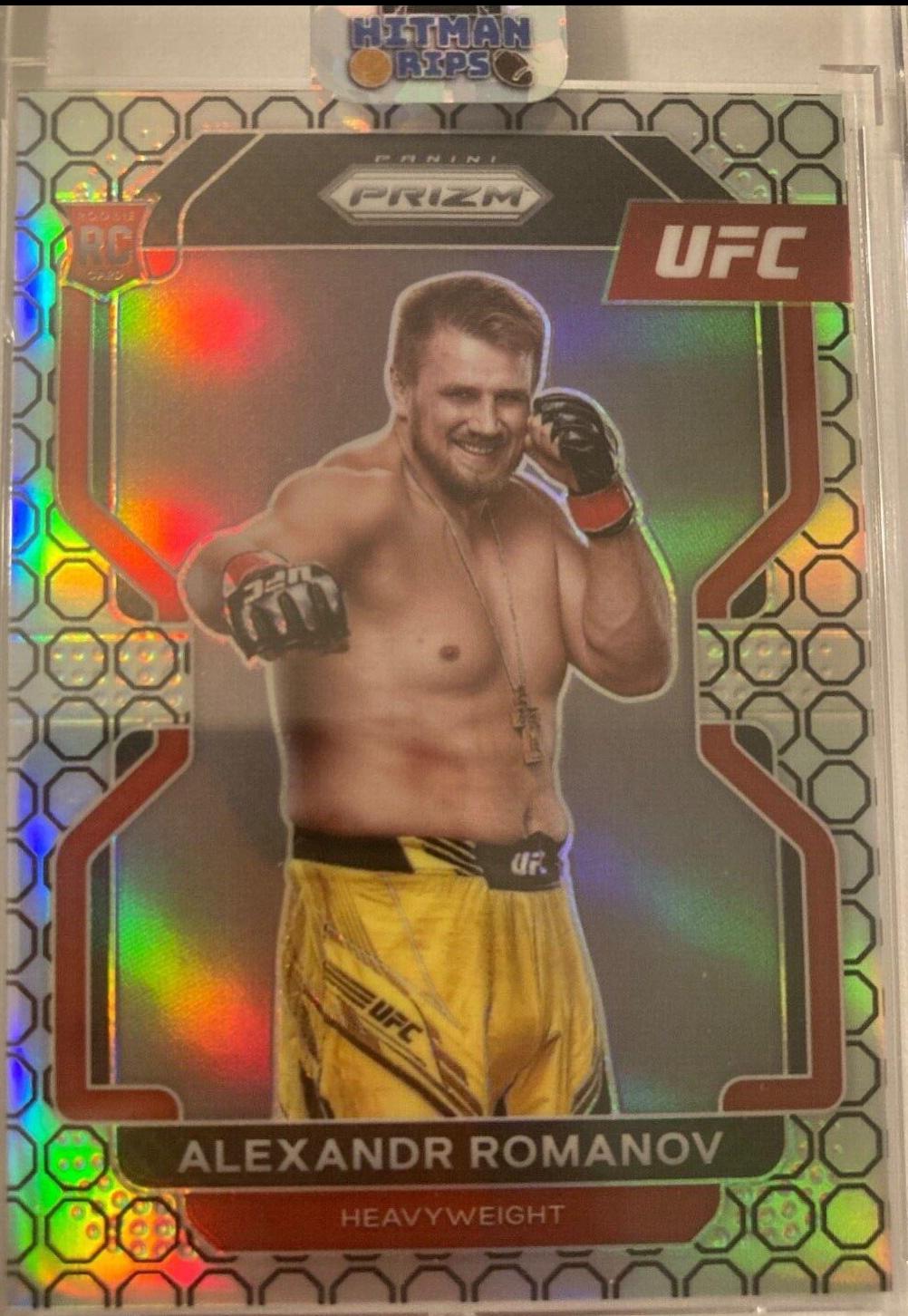 Alexandr Romanov 2022 Panini Prizm UFC Base #137 Octagon