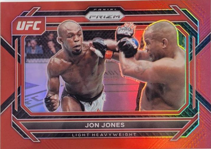 Jon Jones 2023 Panini Prizm UFC Base #74 Red