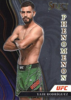 Yair Rodríguez 2022 Panini Select UFC Phenomenon #10 Black Flash