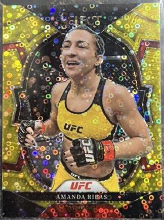 Amanda Ribas 2023 Panini Select UFC Concourse #88 Gold Disco