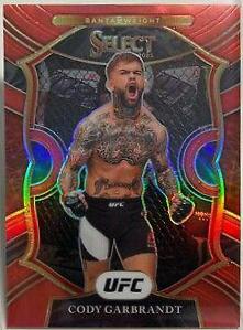 Cody Garbrandt 2021 Panini Select UFC Concourse #20 Red
