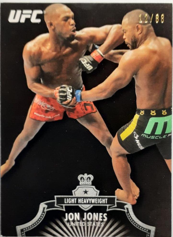 Jon Jones 2012 Topps UFC Bloodlines Base #75 Black