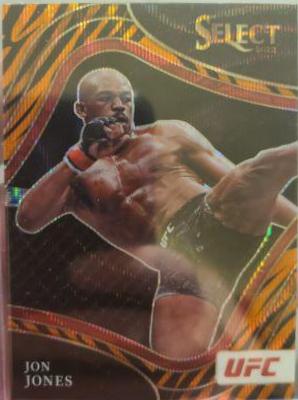 Jon Jones 2022 Panini Select UFC Octagonside #259 Black Disco